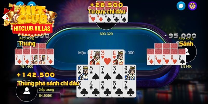 Các bước tham gia chơi game mậu binh chi tiết