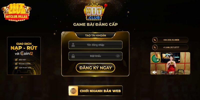 Thương hiệu cổng game Hitclub chiếm lĩnh vị thế trên thị trường